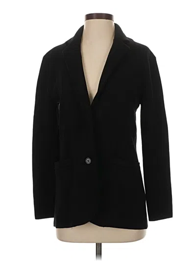 Pre-owned Jcrew Wool Cardigan Sweater In Black