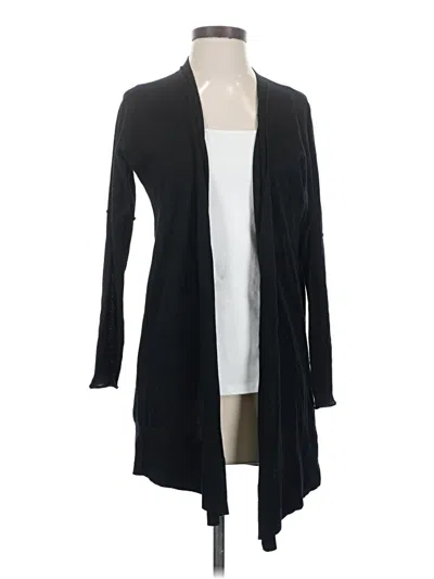 Pre-owned Jcrew Wool Cardigan Sweater In Black