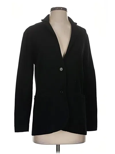 Pre-owned Jcrew Wool Cardigan Sweater In Black