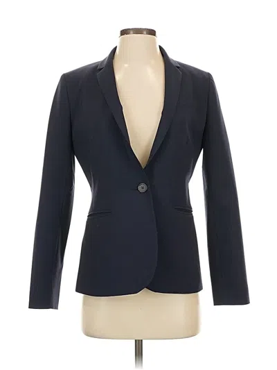 Pre-owned Jcrew Wool Cardigan Sweater In Blue