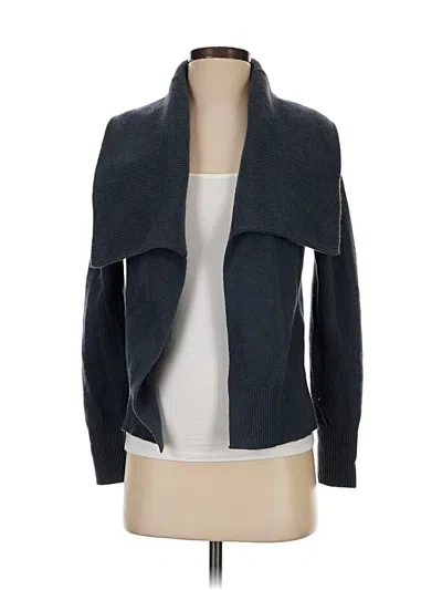 Pre-owned Jcrew Wool Cardigan Sweater In Blue