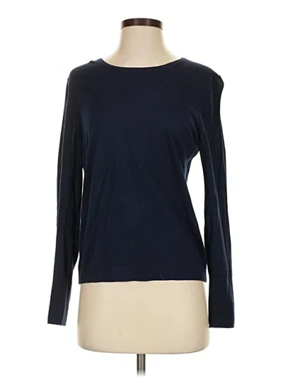 Pre-owned Jcrew Wool Cardigan Sweater In Blue