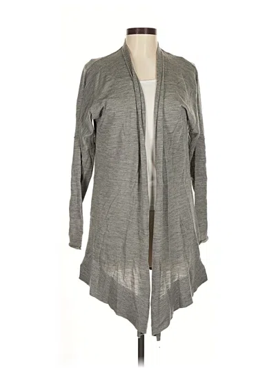 Pre-owned Jcrew Wool Cardigan Sweater In Gray