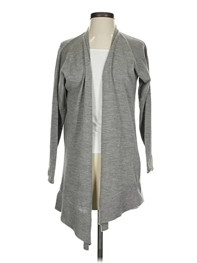 Pre-owned Jcrew Wool Cardigan Sweater In Gray