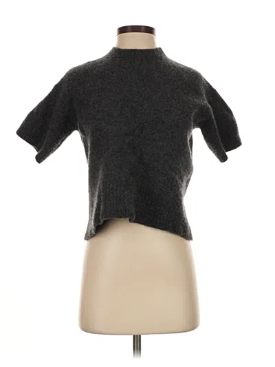 Pre-owned Jcrew Wool Cardigan Sweater In Gray