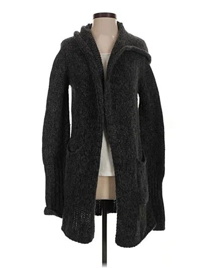 Pre-owned Jcrew Wool Cardigan Sweater In Gray