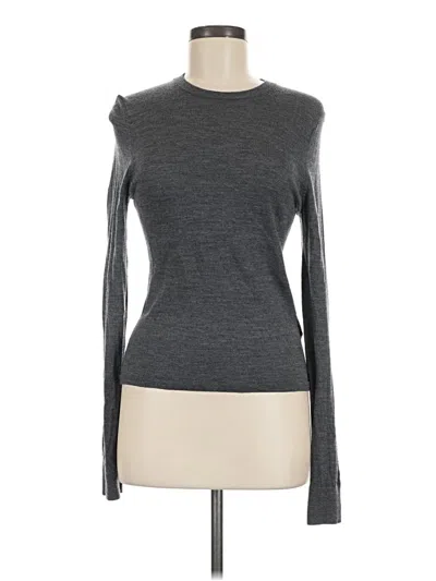 Pre-owned Jcrew Wool Cardigan Sweater In Gray