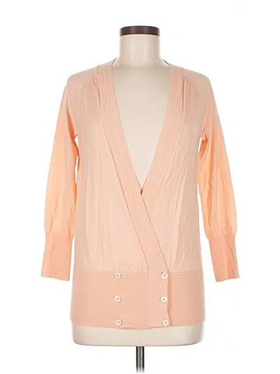 Pre-owned Jcrew Wool Cardigan Sweater In Orange