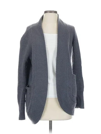 Pre-owned Jcrew Wool Cardigan Sweater In Purple