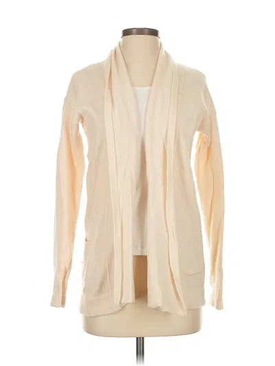 Pre-owned Jcrew Wool Cardigan Sweater In White