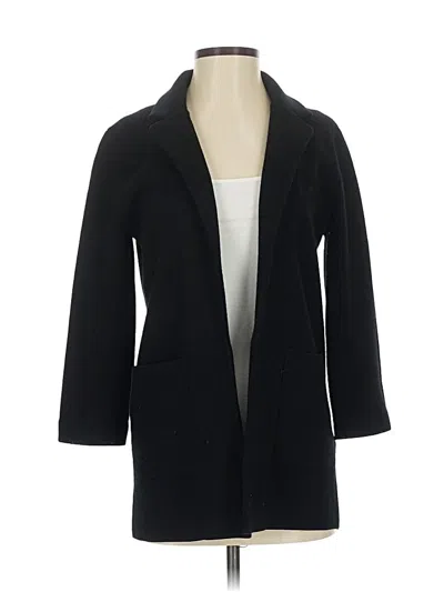 Pre-owned Jcrew Wool Coat In Black