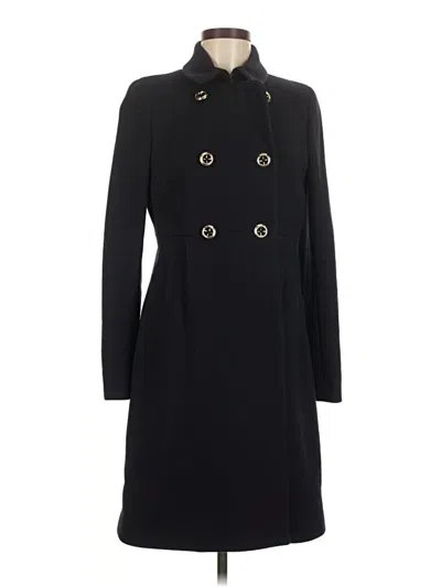 Pre-owned Jcrew Wool Coat In Black