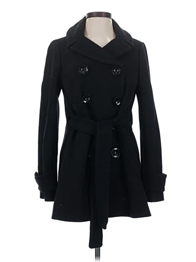 Pre-owned Jcrew Wool Coat In Black