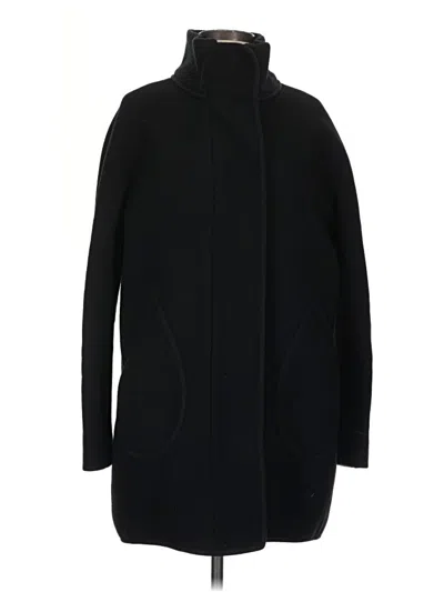 Pre-owned Jcrew Wool Coat In Black