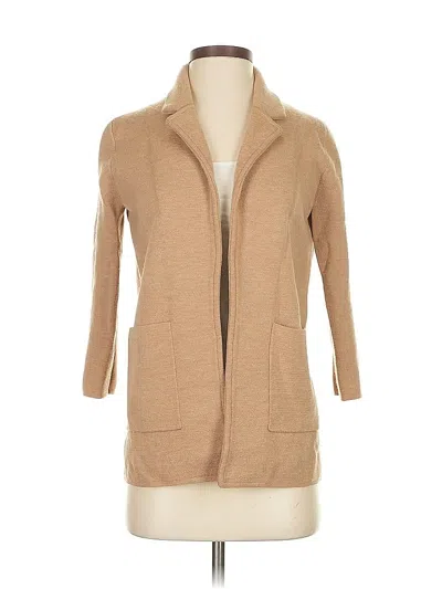 Pre-owned Jcrew Wool Coat In Brown