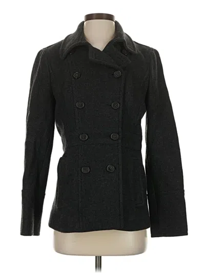 Pre-owned Jcrew Wool Coat In Gray