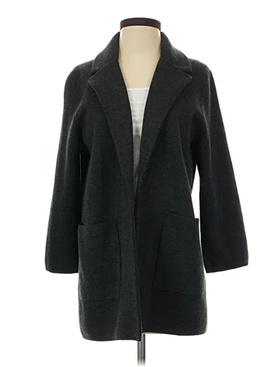 Pre-owned Jcrew Wool Coat In Gray