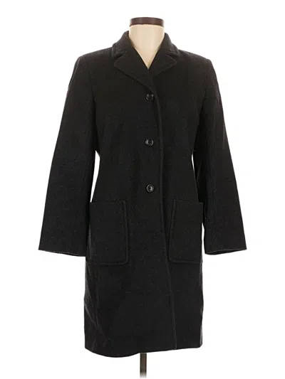 Pre-owned Jcrew Wool Coat In Gray