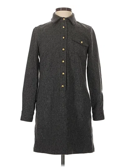 Pre-owned Jcrew Wool Coat In Gray