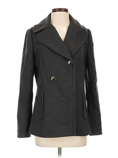 Pre-owned Jcrew Wool Coat In Gray