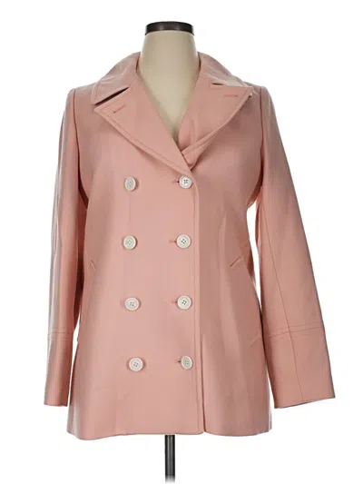 Jcrew Wool Coat In Pink