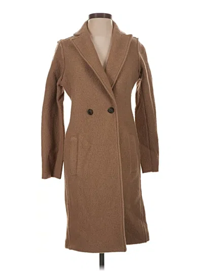 Jcrew Wool Coat In Tan