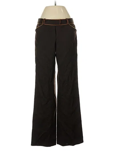 Pre-owned Jcrew Wool Pants In Black