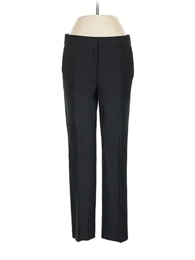 Pre-owned Jcrew Wool Pants In Black