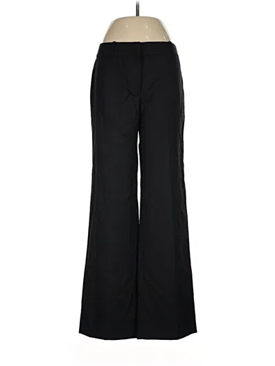Pre-owned Jcrew Wool Pants In Black