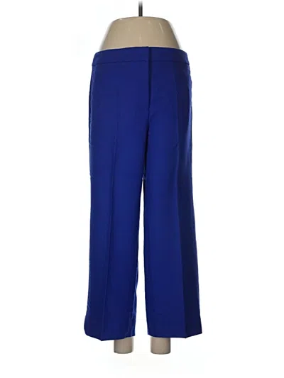 Pre-owned Jcrew Wool Pants In Blue