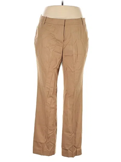 Pre-owned Jcrew Wool Pants In Brown
