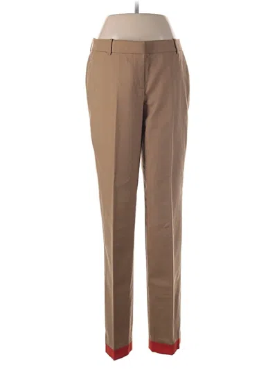 Pre-owned Jcrew Wool Pants In Brown