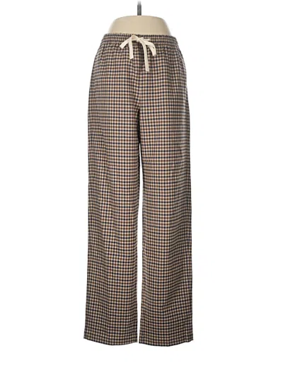 Pre-owned Jcrew Wool Pants In Brown