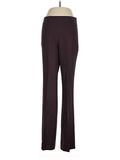 Pre-owned Jcrew Wool Pants In Burgundy