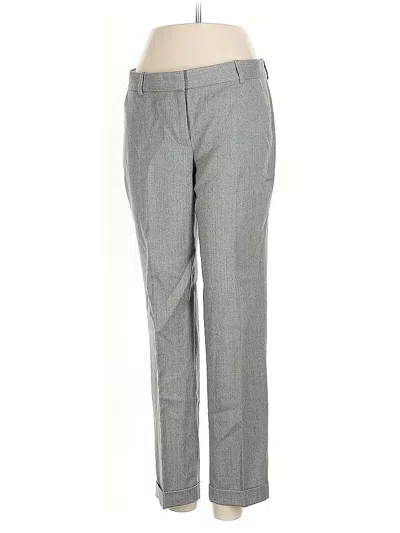 Pre-owned Jcrew Wool Pants In Gray