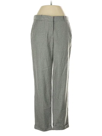 Pre-owned Jcrew Wool Pants In Gray