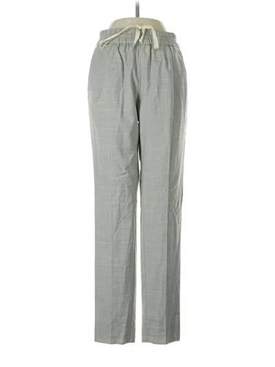 Pre-owned Jcrew Wool Pants In Gray