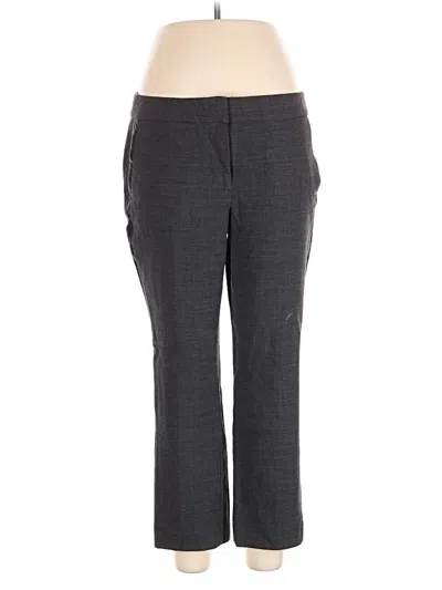 Pre-owned Jcrew Wool Pants In Gray