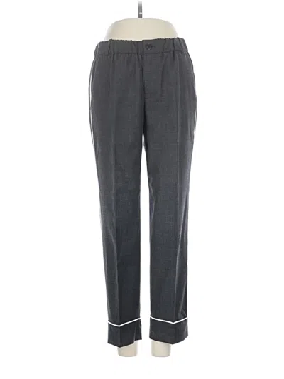 Pre-owned Jcrew Wool Pants In Gray