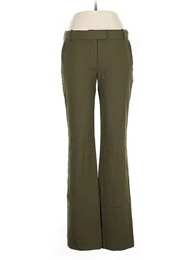 Pre-owned Jcrew Wool Pants In Green