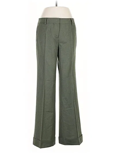 Pre-owned Jcrew Wool Pants In Green
