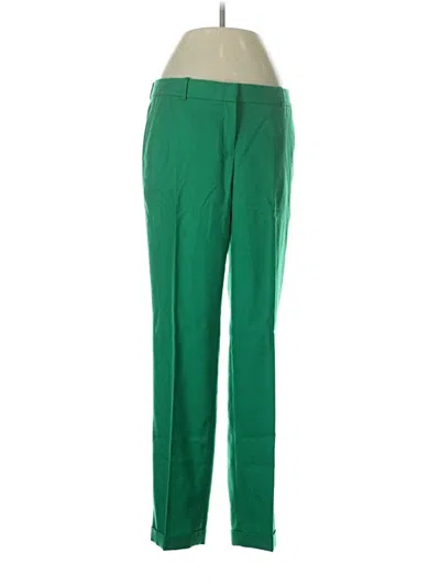 Pre-owned Jcrew Wool Pants In Green