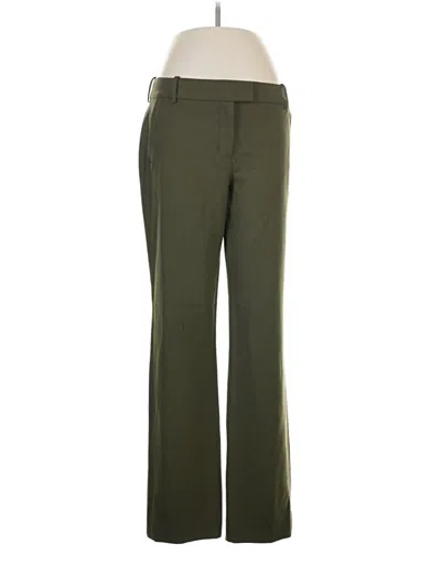 Pre-owned Jcrew Wool Pants In Green