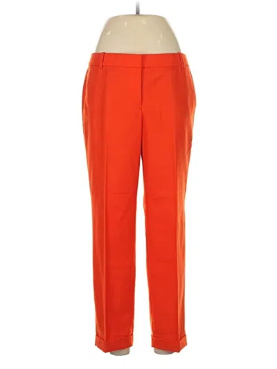 Pre-owned Jcrew Wool Pants In Orange