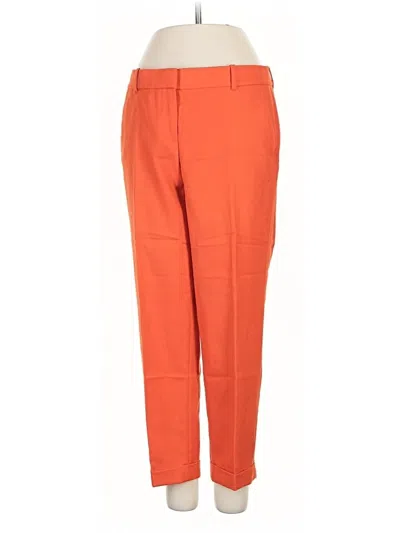 Pre-owned Jcrew Wool Pants In Orange