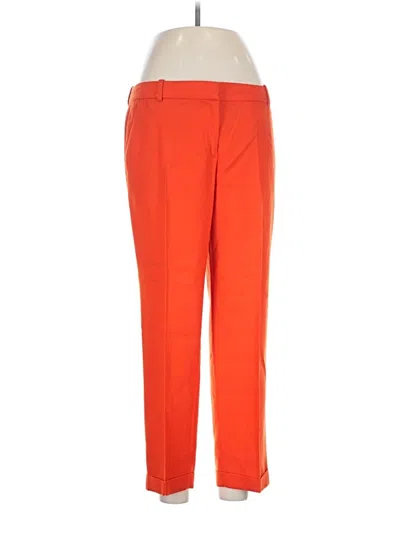 Pre-owned Jcrew Wool Pants In Orange