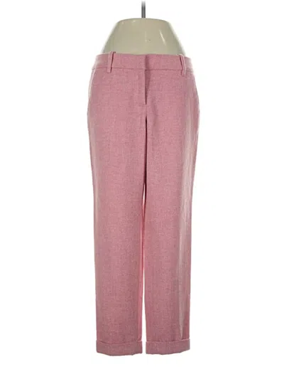 Pre-owned Jcrew Wool Pants In Pink