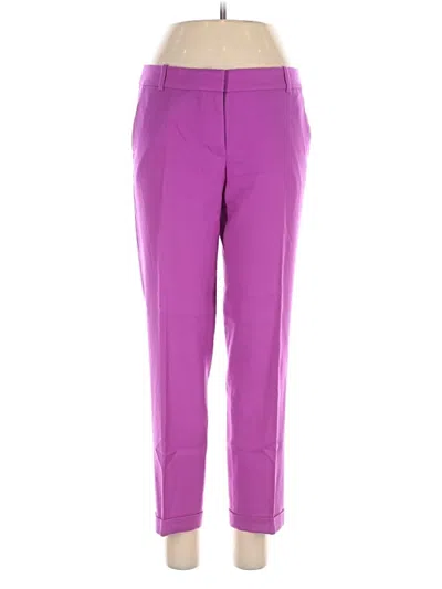 Pre-owned Jcrew Wool Pants In Purple