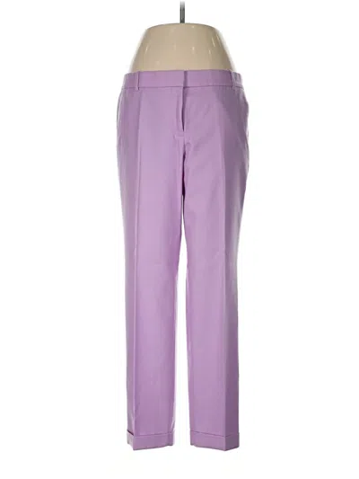 Pre-owned Jcrew Wool Pants In Purple
