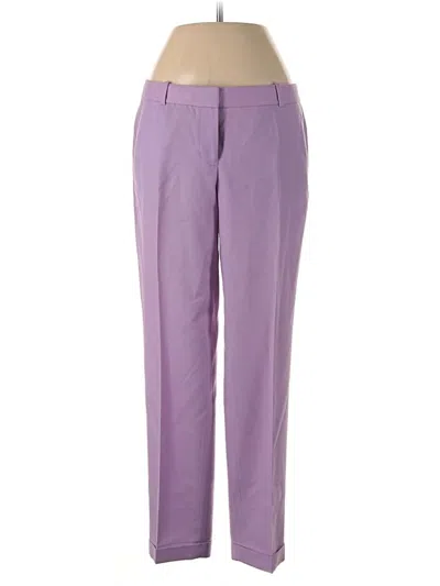 Pre-owned Jcrew Wool Pants In Purple